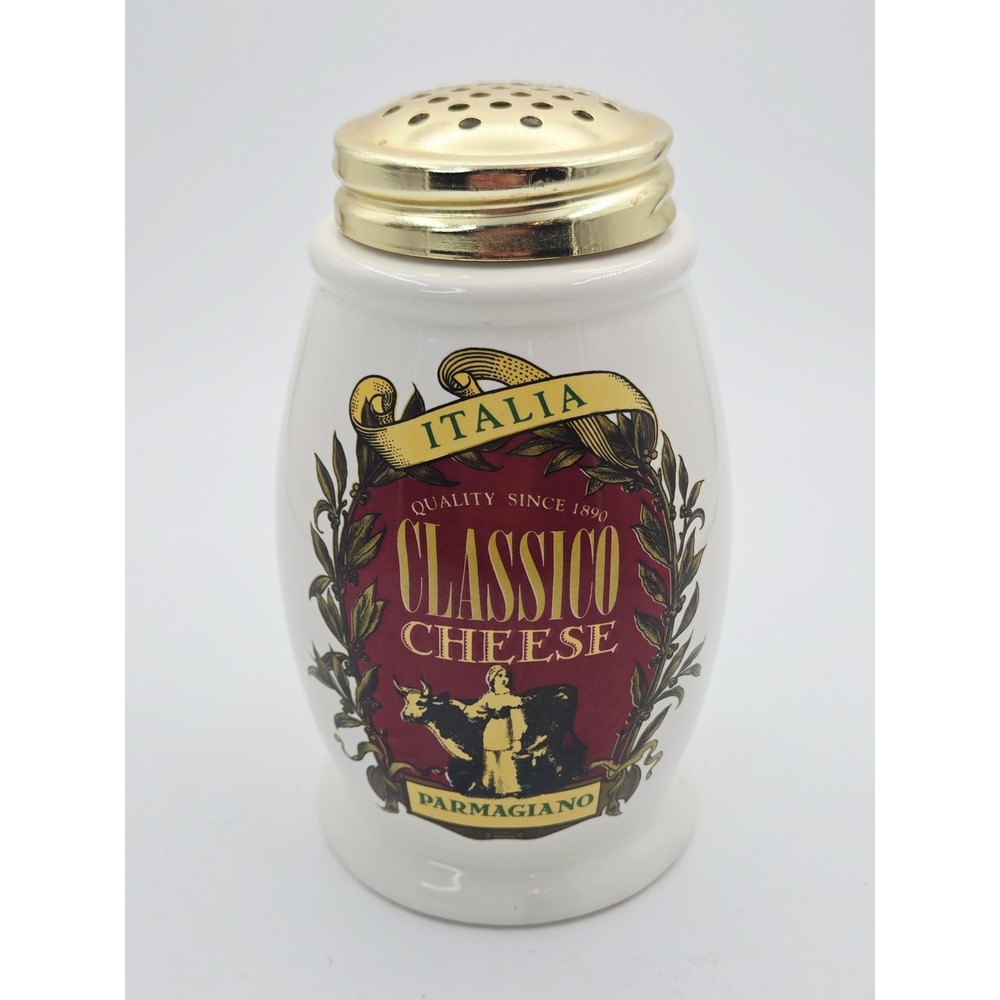 Certified International Italia Classico Parmagiano Cheese Ceramic Shaker 5 Inch